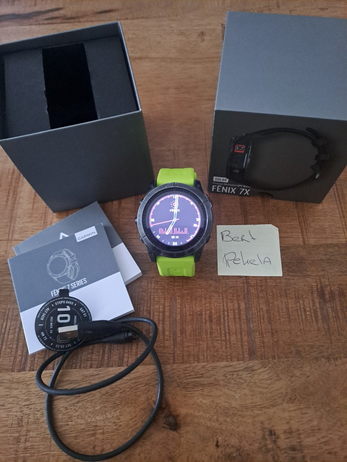 Garmin fenix 7x solar, Sieraden, Tassen en Uiterlijk, Sporthorloges, Ophalen