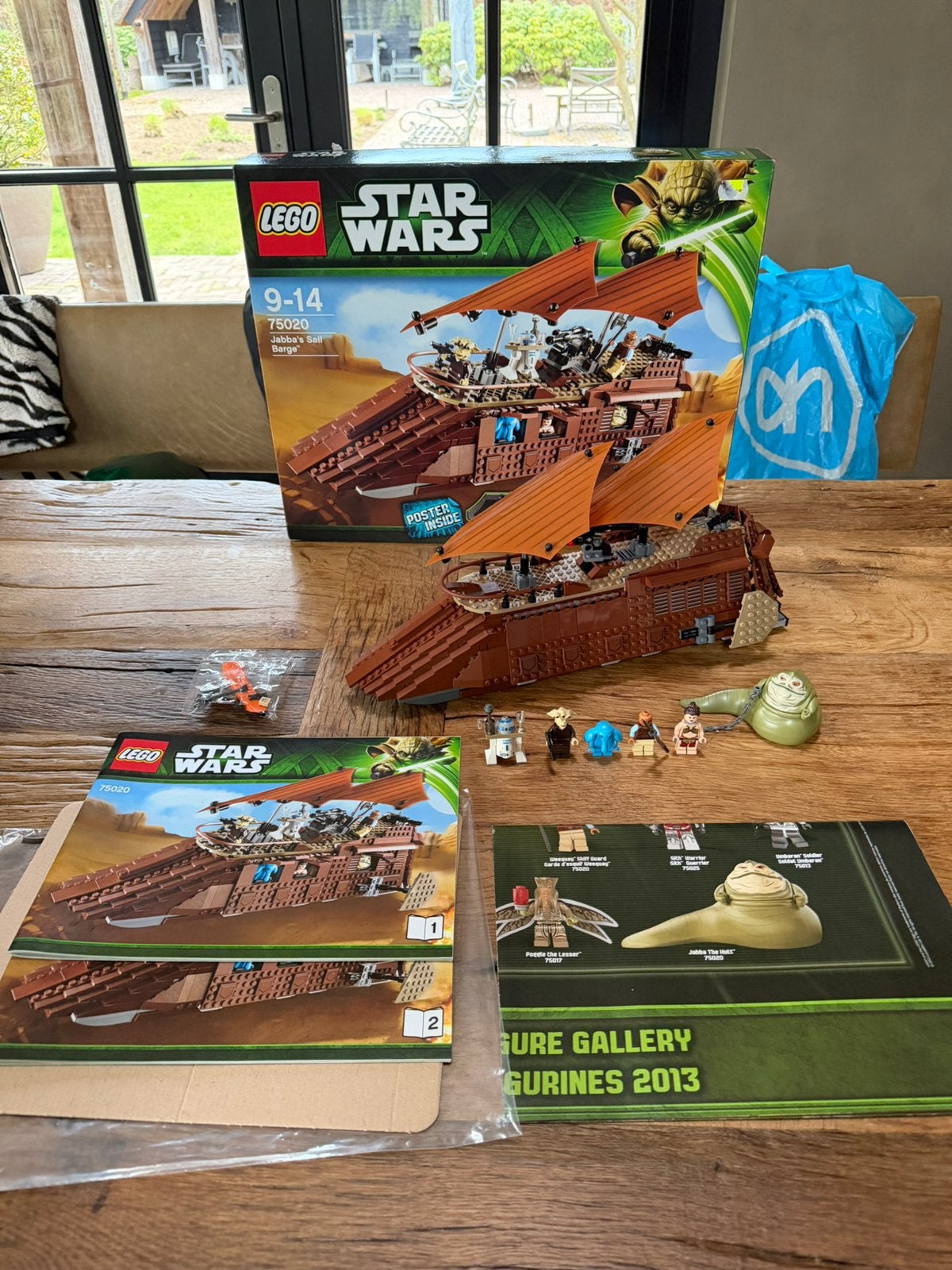 Lego starwars set 75020 jabba’s sail barge compleet met doos, Star Wars, Lego, Ophalen of Verzenden, Zo goed als nieuw