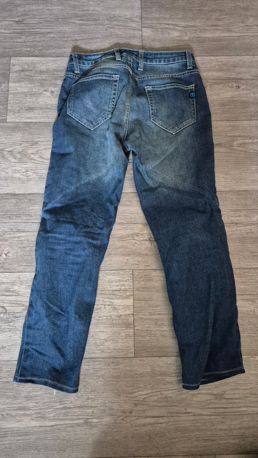 Motor jeans kevlar maat 26 dames kort model als nieuw, Motoren, Kleding | Motorkleding, Ophalen of Verzenden, Broek | textiel