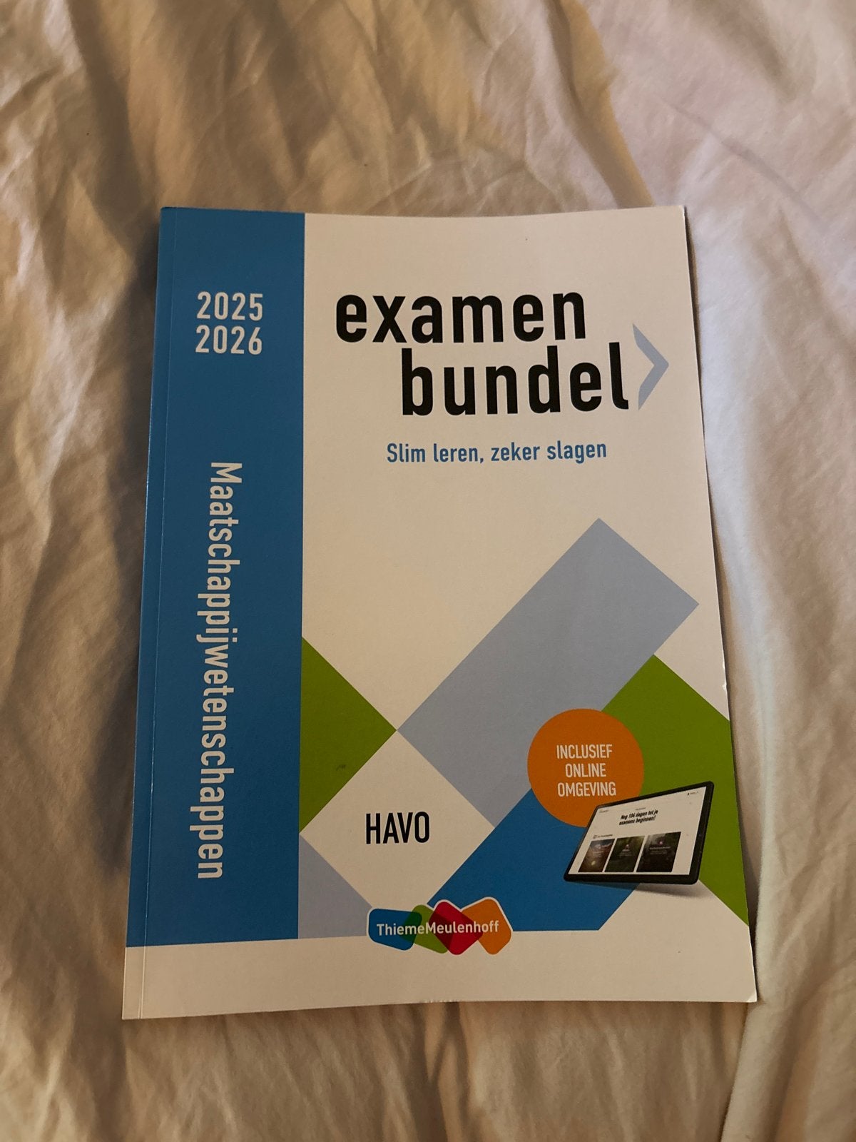 Examenbundel Maatschappijwetenschappen HAVO 2025/2026, Boeken, Ophalen of Verzenden, Zo goed als nieuw, HAVO, Maatschappijleer