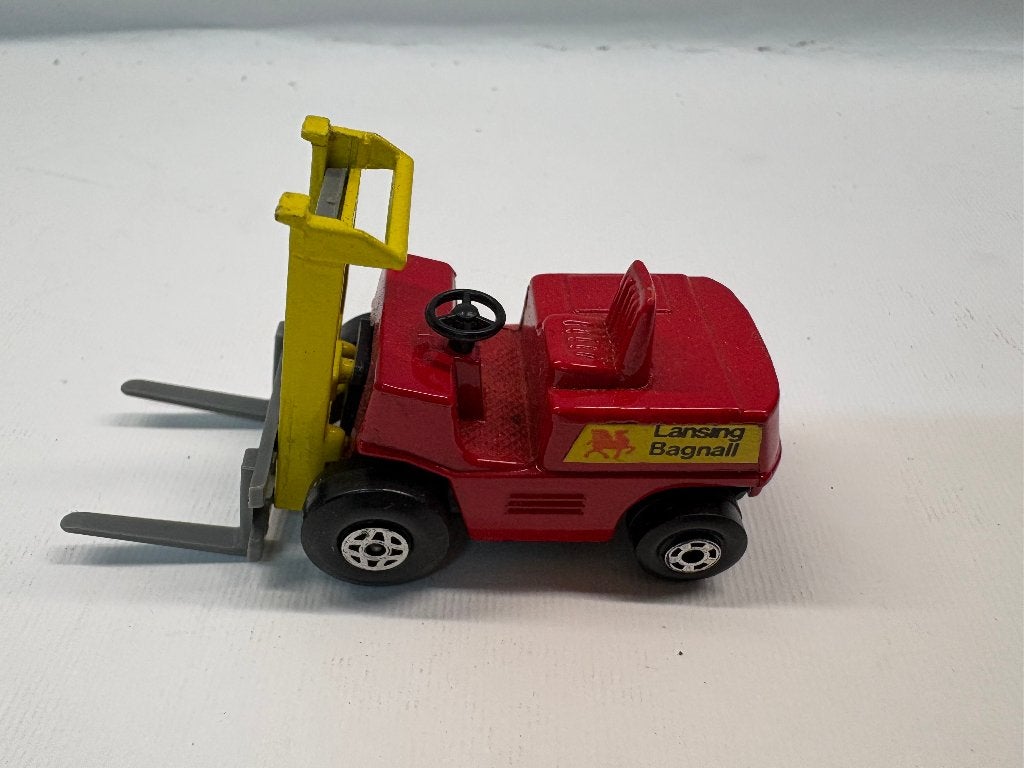 Matchbox Superfast No15 Heftruck, No21 Wegenwals Lesney, '70, Ophalen of Verzenden, Gebruikt, Auto