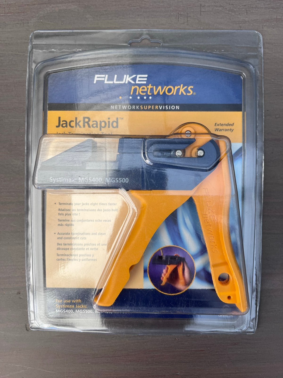 Fluke Networks JackRapid - Netwerk Kabel Terminatie Tool, Ophalen of Verzenden, Nieuw, Overige typen, Overige merken