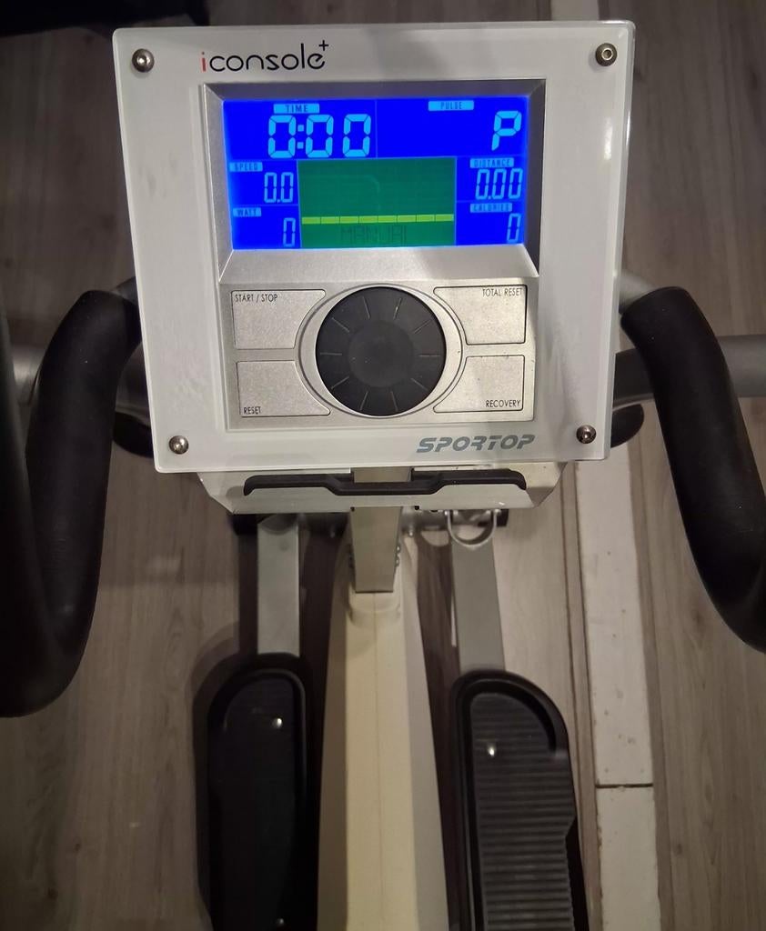 Sportop iConsole+ Crosstrainer, Sport en Fitness, Fitnessapparatuur, Ophalen, Gebruikt, Kunststof, Crosstrainer