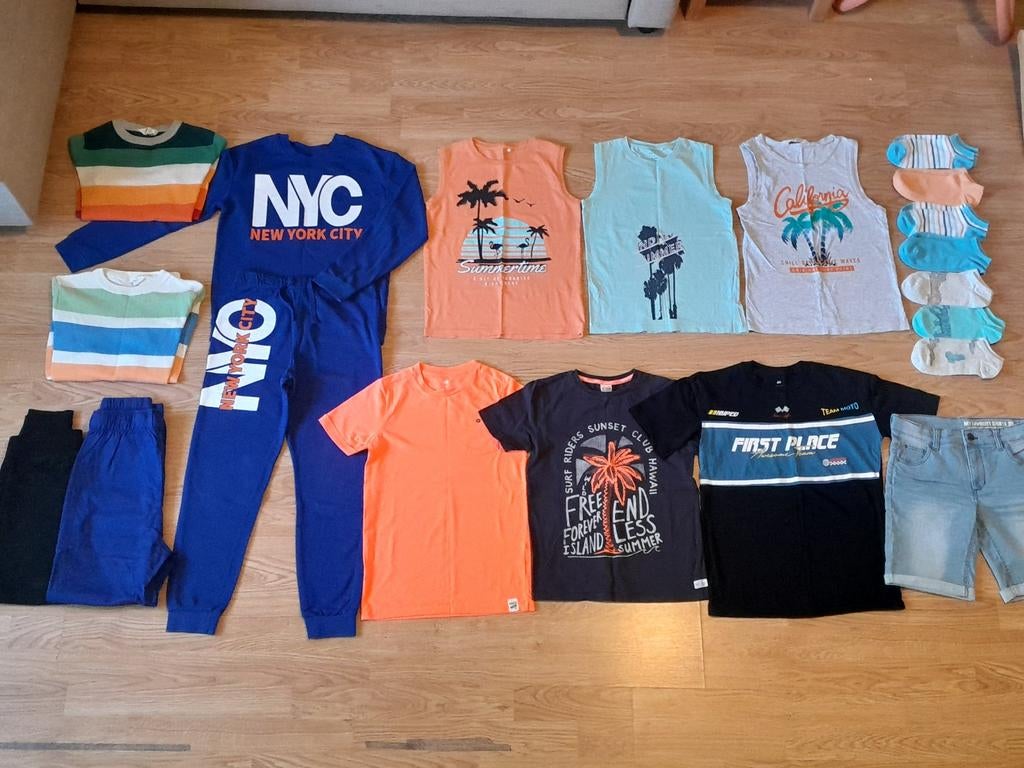 Jongenskleding pakket jongens kleding 134 - 140 ZGAN, Kinderen en Baby's, Kinderkleding | Maat 134, Nieuw, Jongen, Setje, Ophalen of Verzenden