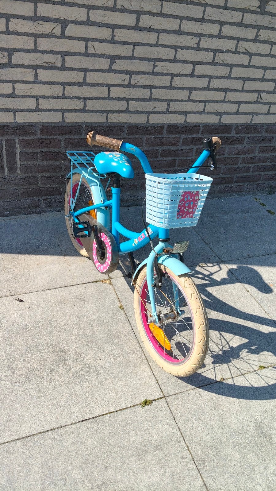 16inch K3 fiets, Ophalen, Zo goed als nieuw, Terugtraprem, 16 tot 20 inch