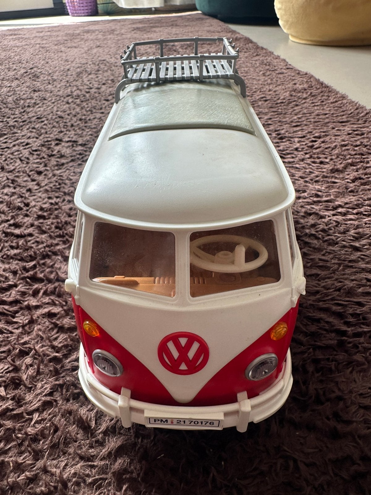 Playmobil Volkswagen T1 Camperbus (niet originele poppetjes), Ophalen of Verzenden, Zo goed als nieuw