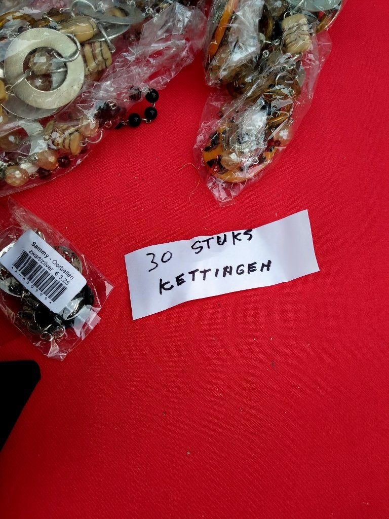 Partij sierraden, Sieraden, Tassen en Uiterlijk, Kettingen, Ophalen of Verzenden, Nieuw, Overige kleuren, Overige materialen