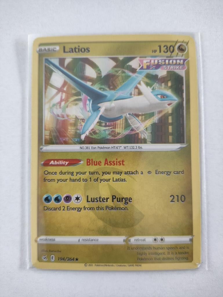 Pokemon kaart Latios, Ophalen of Verzenden, Zo goed als nieuw