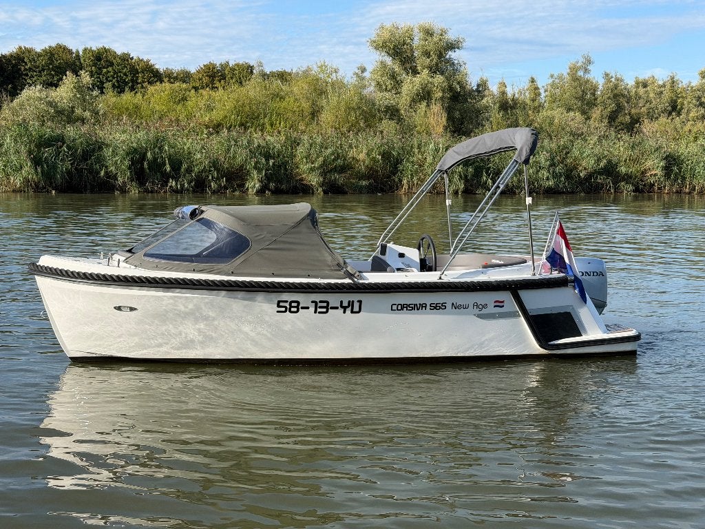 Zeer nette Corsiva 565 | Honda 50 pk | Veel extra's, Watersport en Boten, Ophalen, Tender, Rondzit, 5 m