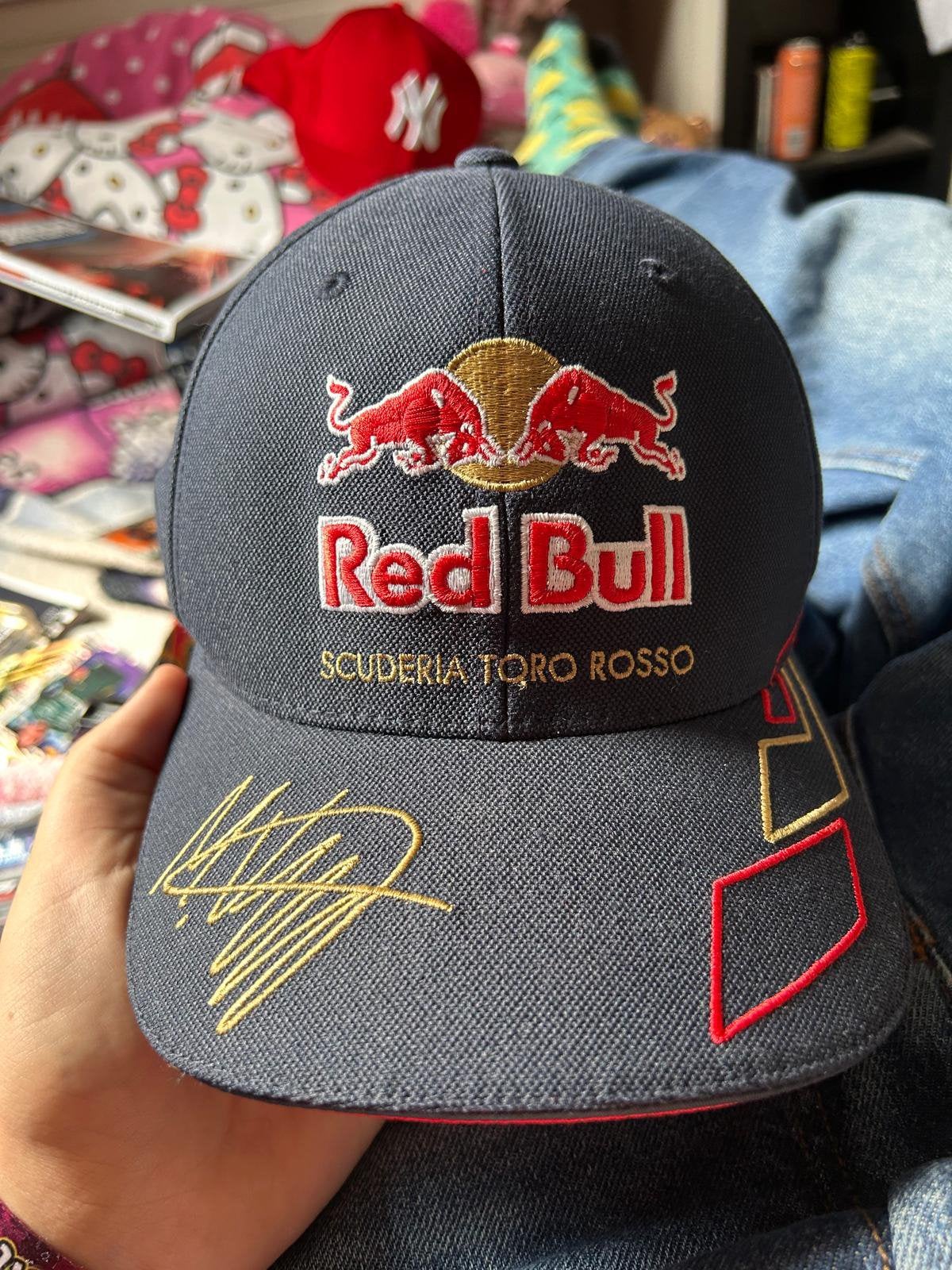 Max Verstappen Redbull scuderia torro rosso cap, Ophalen of Verzenden, Zo goed als nieuw, One size fits all, Pet
