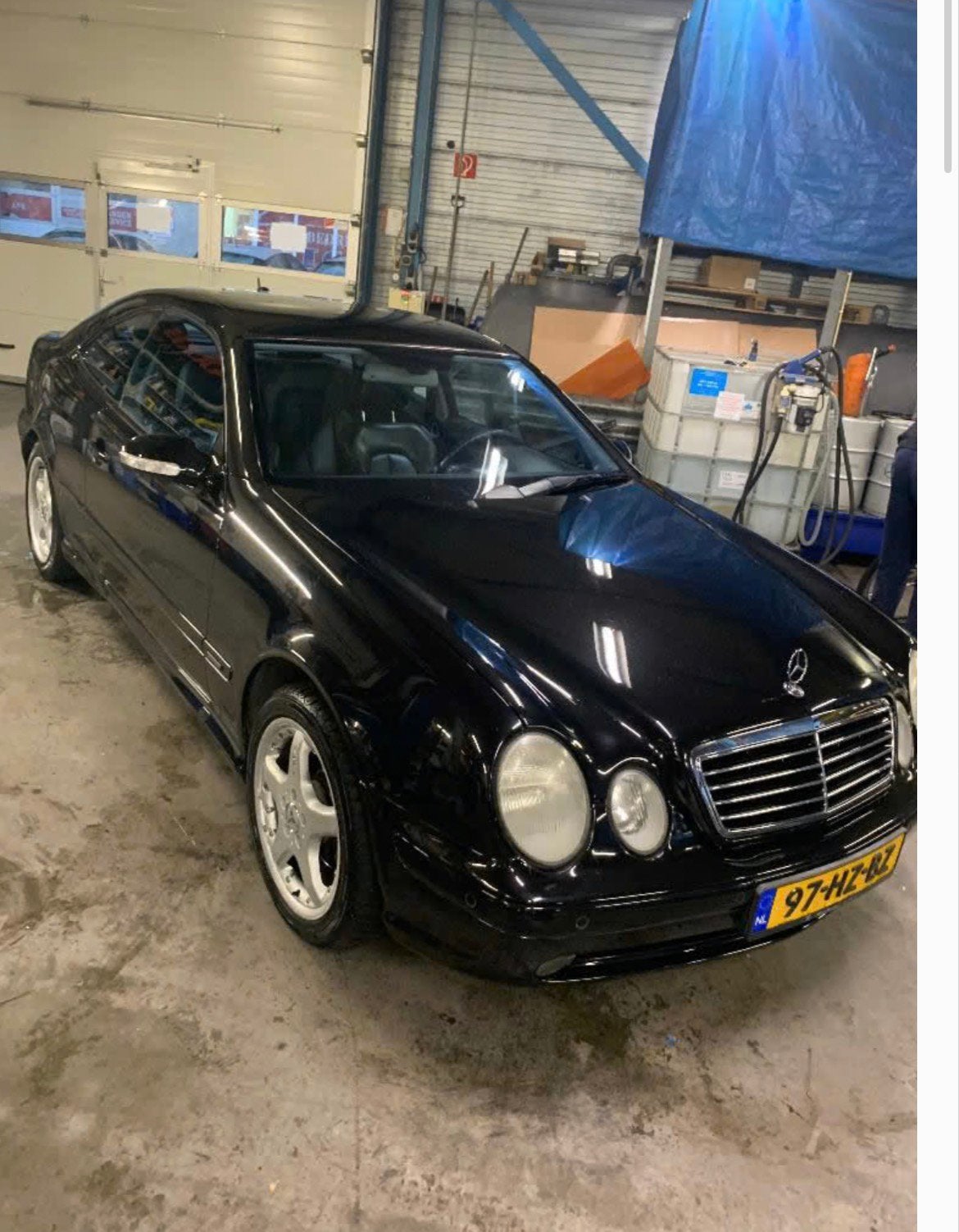 Mercedes-Benz CLK 2.0 Clk200 Komp Coupe Avantg.aut 2002, Auto's, Mercedes-Benz, Automaat, 1998 cc, Achterwielaandrijving, Zwart