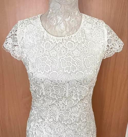 H&M kanten jurk maat 38, Maat 38/40 (M), Wit, Nieuw, Ophalen of Verzenden