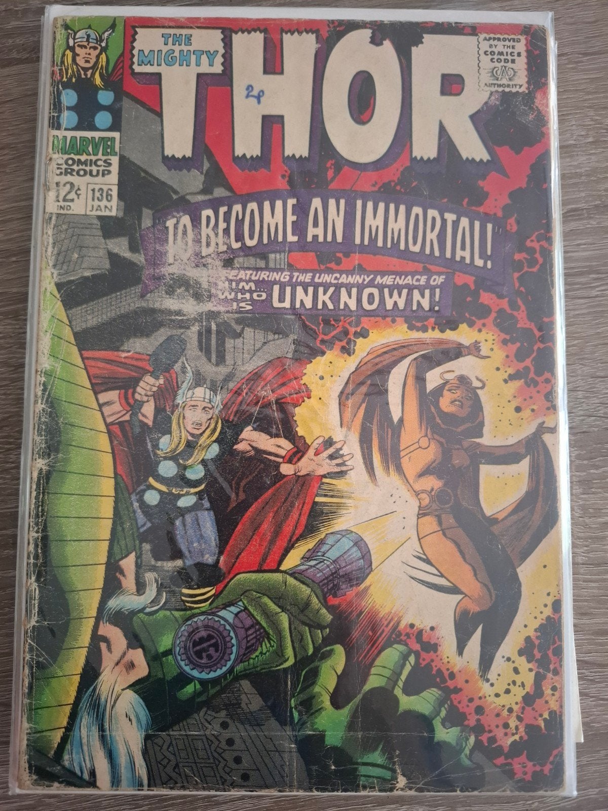 Thor 136 - 1st Sif - Marvel Comics, Eén comic, Ophalen of Verzenden, Amerika
