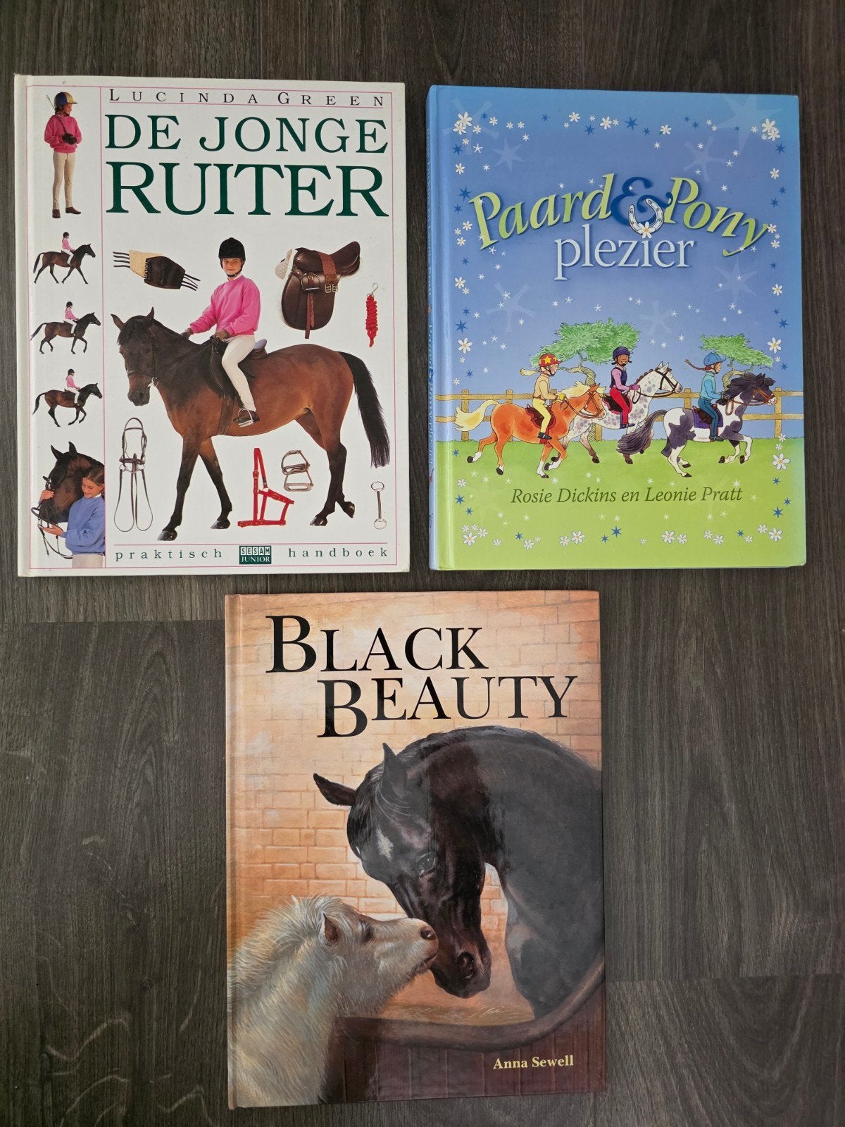 Paardenboeken: De Jonge Ruiter, Paard & Pony Plezier, Ophalen of Verzenden, Gelezen, Lucinda Green, Rosle Dickins, Leonie Pratt, Anna Sewell