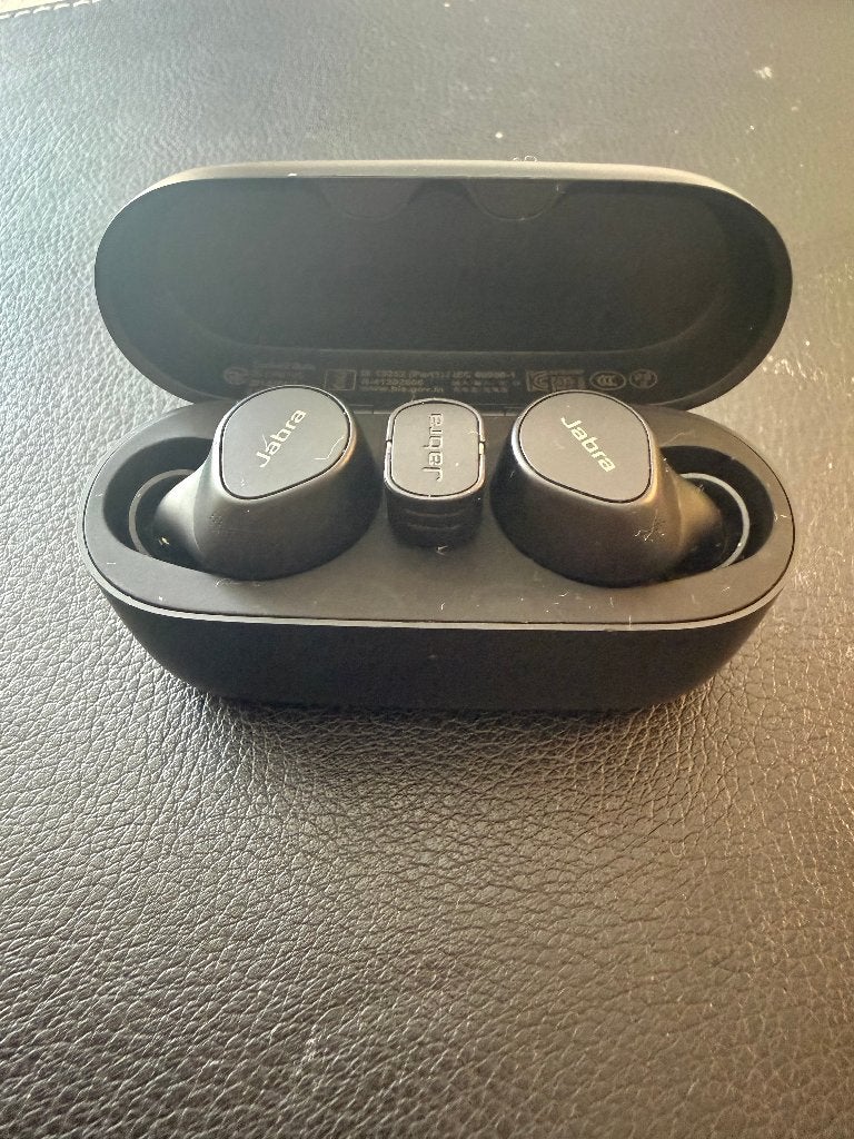 Jabra Evolve2 Buds + BT Dongle Black Wireless Earbuds, Gebruikt, Zwart, Ophalen of Verzenden, In oorschelp (earbud)