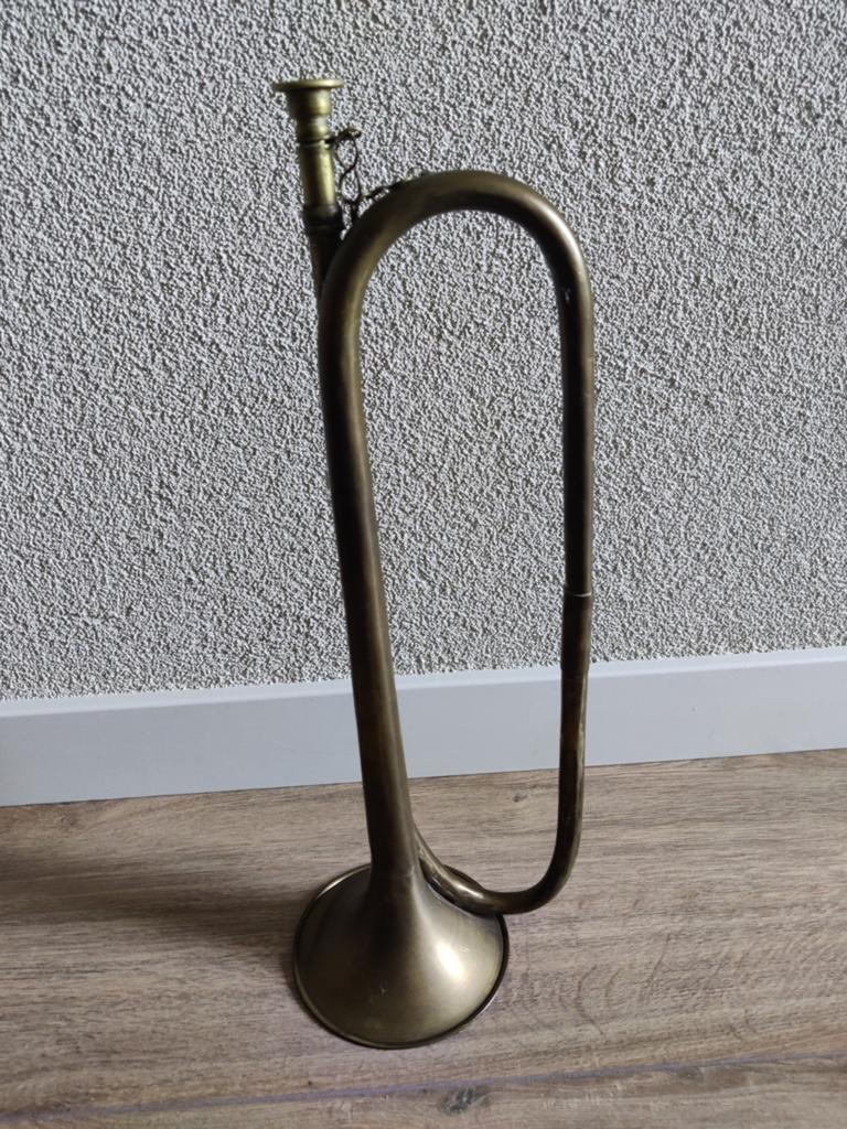 Vintage Koperen Klaroen / Bugel - Decoratief Instrument, Ophalen of Verzenden