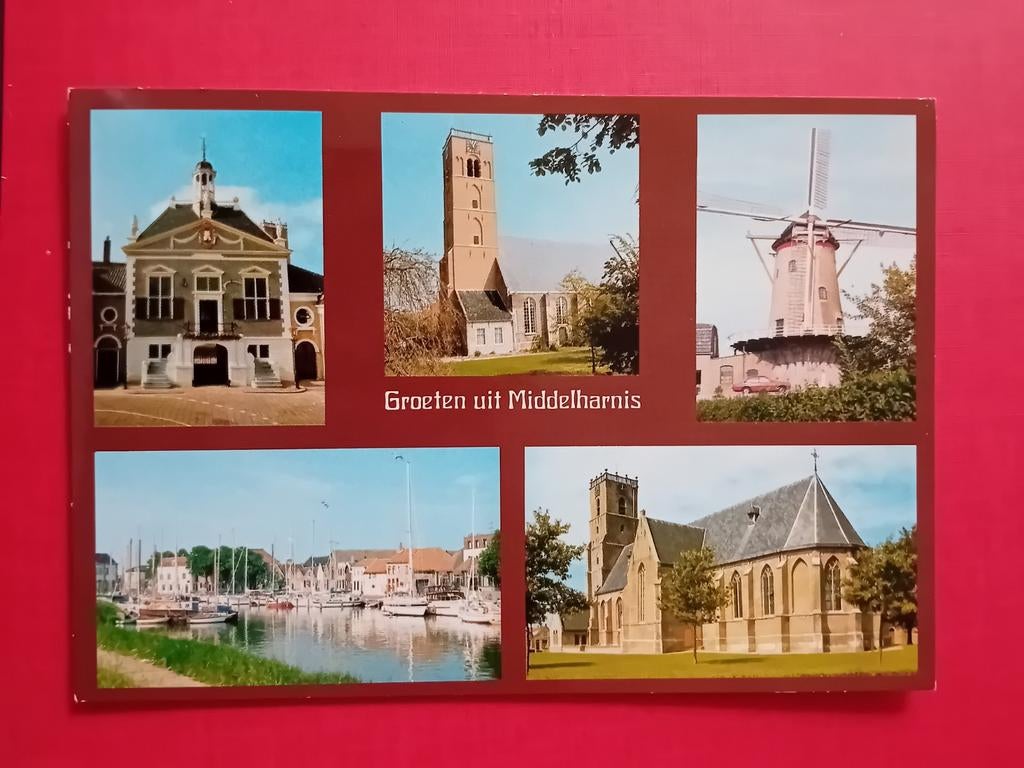 Ansichtkaart Middelharnis, Ophalen of Verzenden