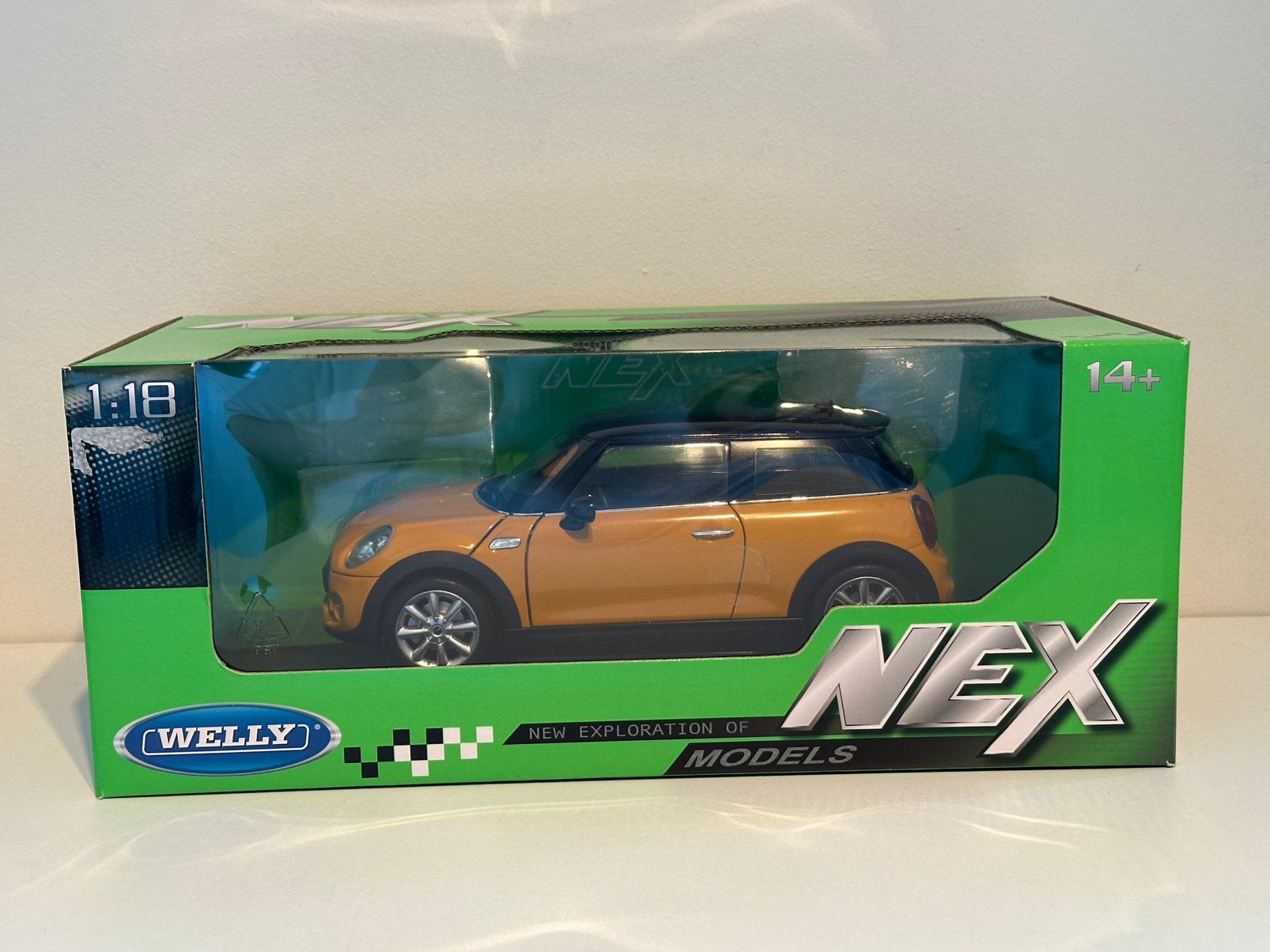 Mini Cooper S F56 | Welly | schaal 1:18 | Nieuw!, Ophalen of Verzenden, Nieuw, Auto, Welly
