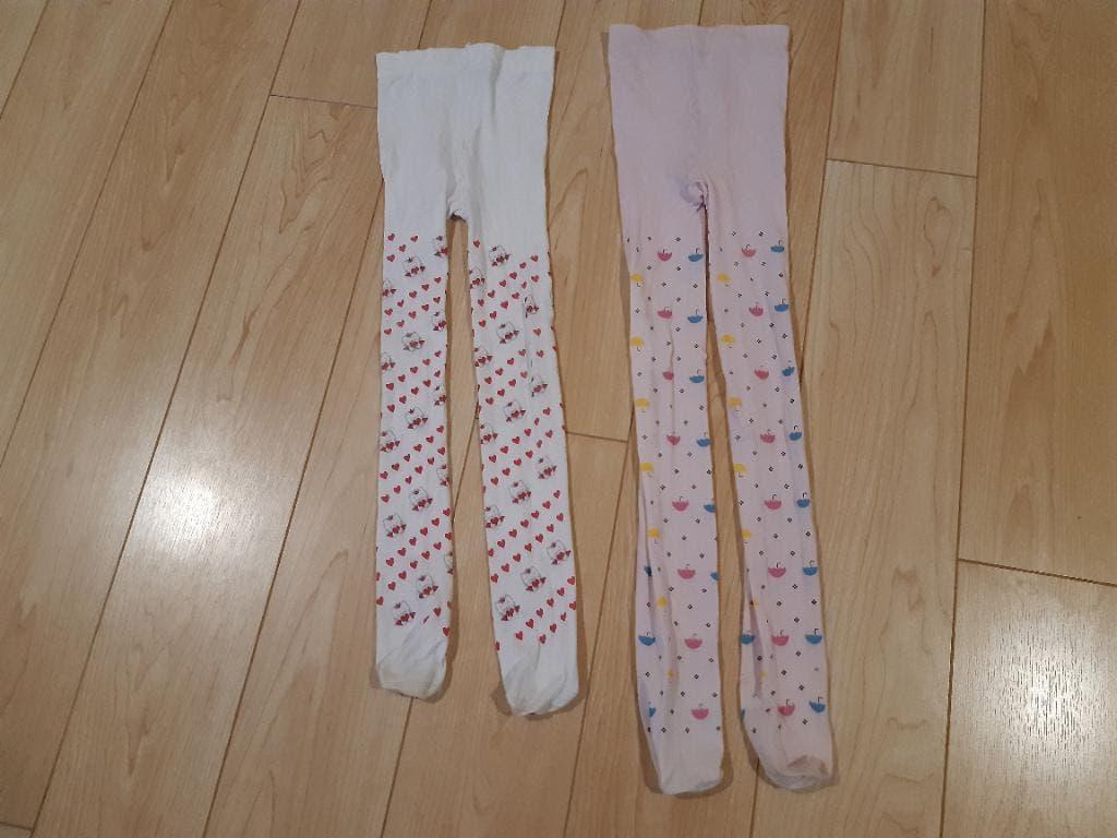 twee panty maillots, Ophalen of Verzenden, Gebruikt, Meisje, Overige typen