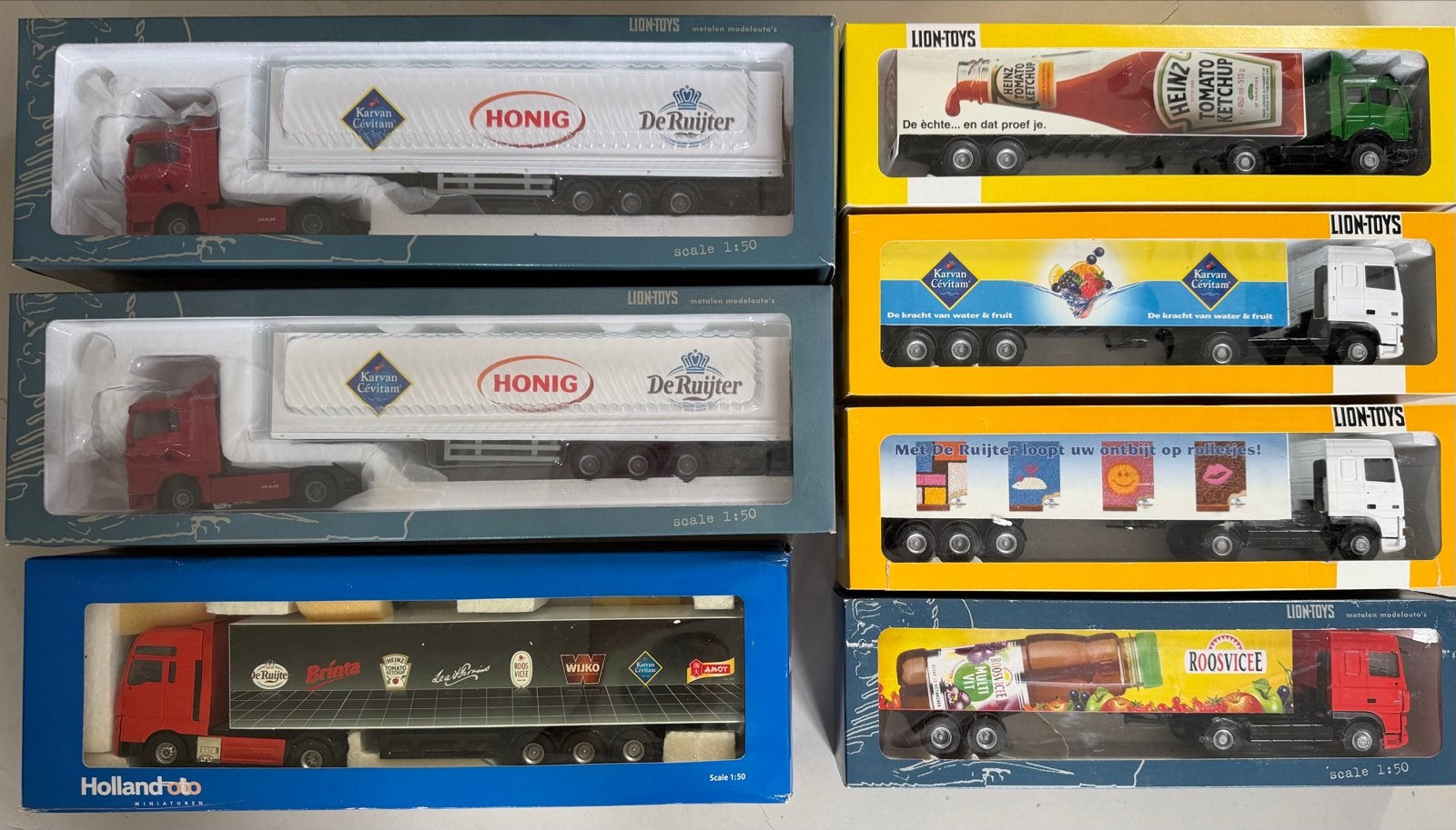 Lion Toys model vrachtauto's - Diverse merken, Ophalen of Verzenden, Zo goed als nieuw, Bus of Vrachtwagen