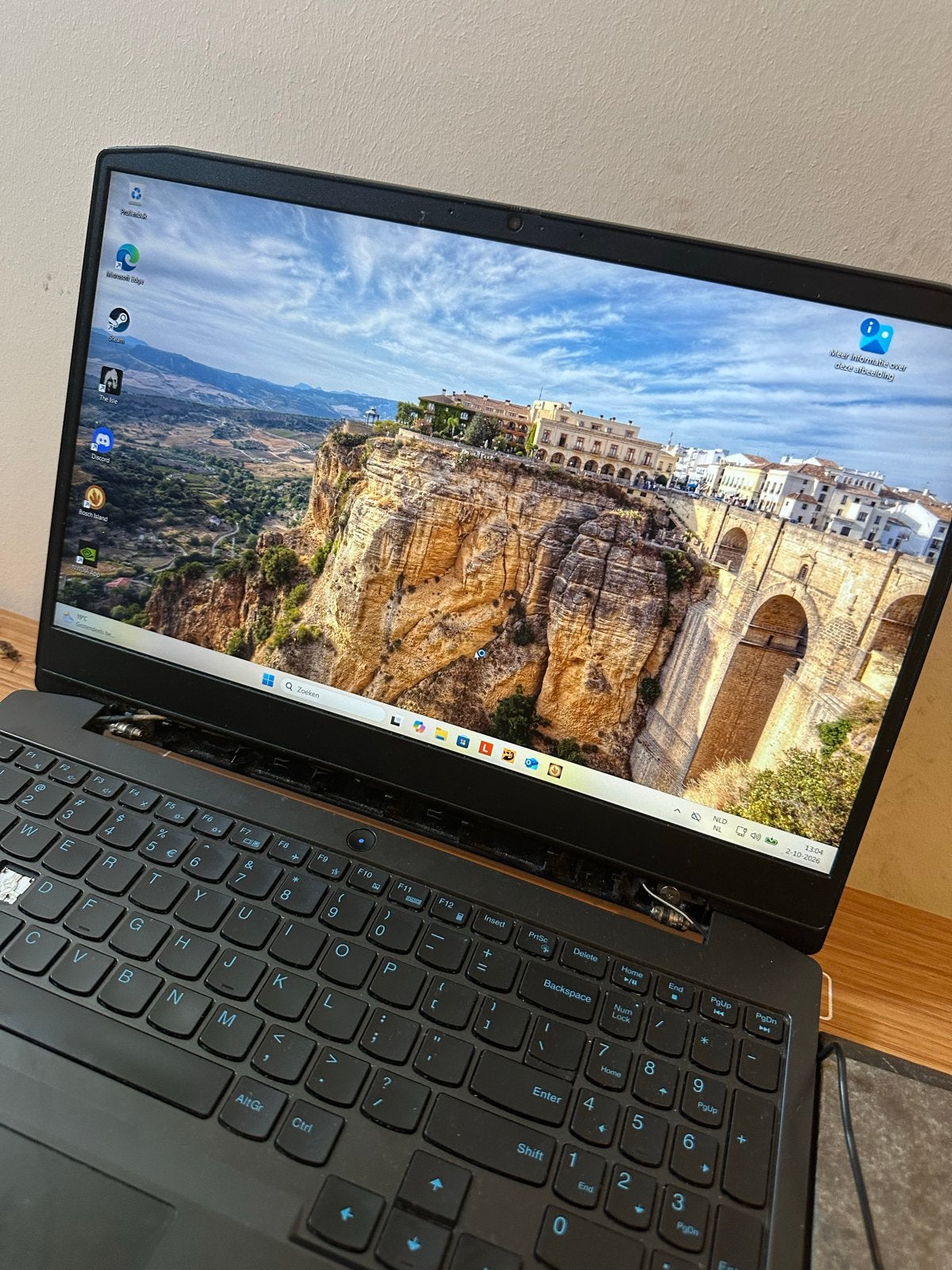 Gaming Laptop met GTX 1650, Ophalen, Gebruikt, Met videokaart, Gaming