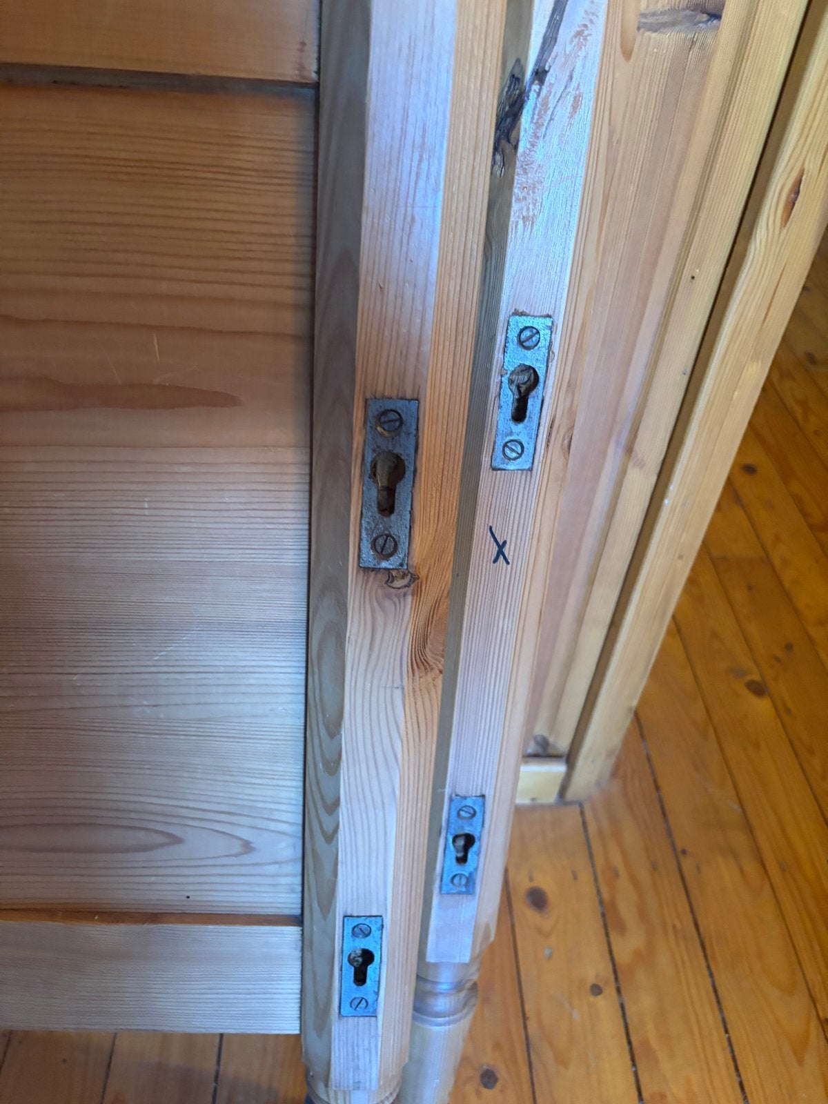 Antiek grenen bed inclusief lattenbodem 190cm, Antiek en Kunst, Antiek | Meubels | Bedden, Ophalen