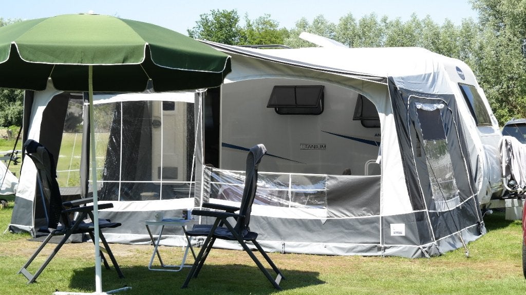 Voortent 270 XL, Ophalen, Zo goed als nieuw, Ten Cate All Season 240g/m2, Dorema
