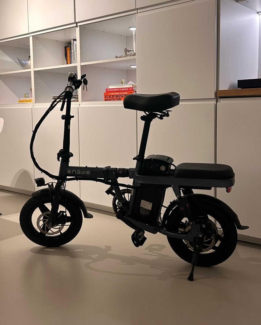 ENGWE T14 Vouwfiets - Compacte en Krachtige E-Bike, Fietsen en Brommers, Elektrische fietsen, Zo goed als nieuw, Minder dan 47 cm