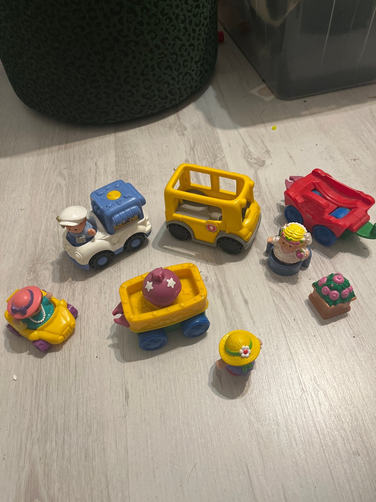 Diversen Little People figuren en voertuigen, Ophalen of Verzenden, Gebruikt, Overige typen, Met wieltjes