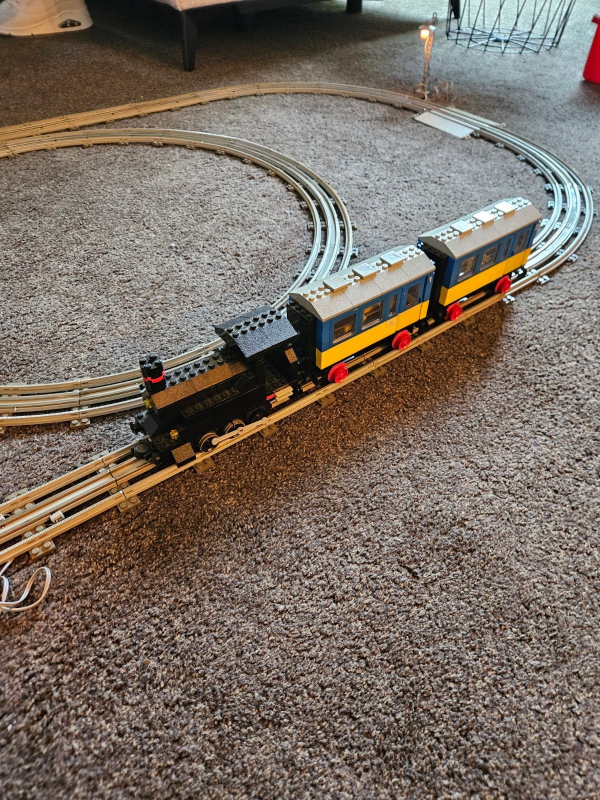 VINTAGE LEGO 12V TREINBAAN – 7710  + VEEL V12  RAILS, Kinderen en Baby's, Inclusief instructies, Gebruikt, Overige thema's, Lego