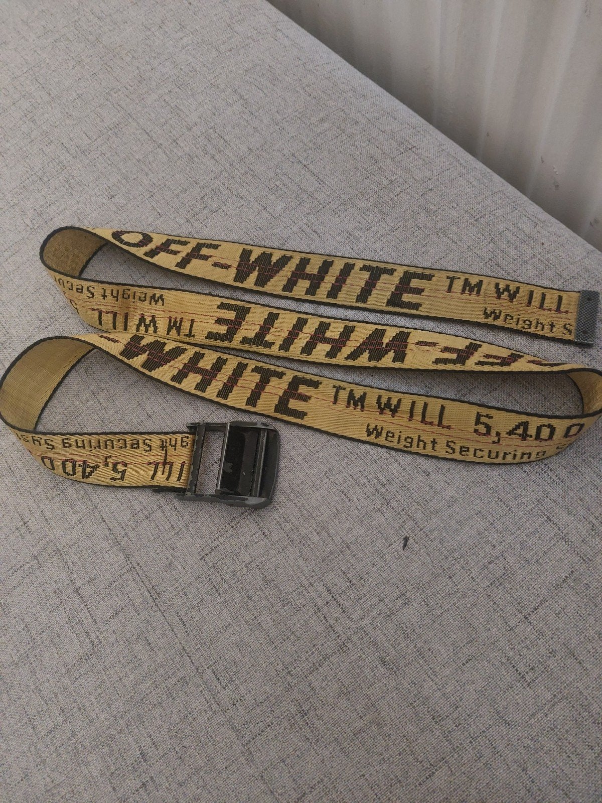Off-White Industrial Belt Geel, Off-White, Overige kleuren, Heupriem, Ophalen of Verzenden