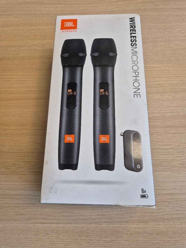 JBL Wireless Microphone / Draadloze Microfoons, Muziek en Instrumenten, Microfoons, Ophalen of Verzenden, Zo goed als nieuw, Zangmicrofoon