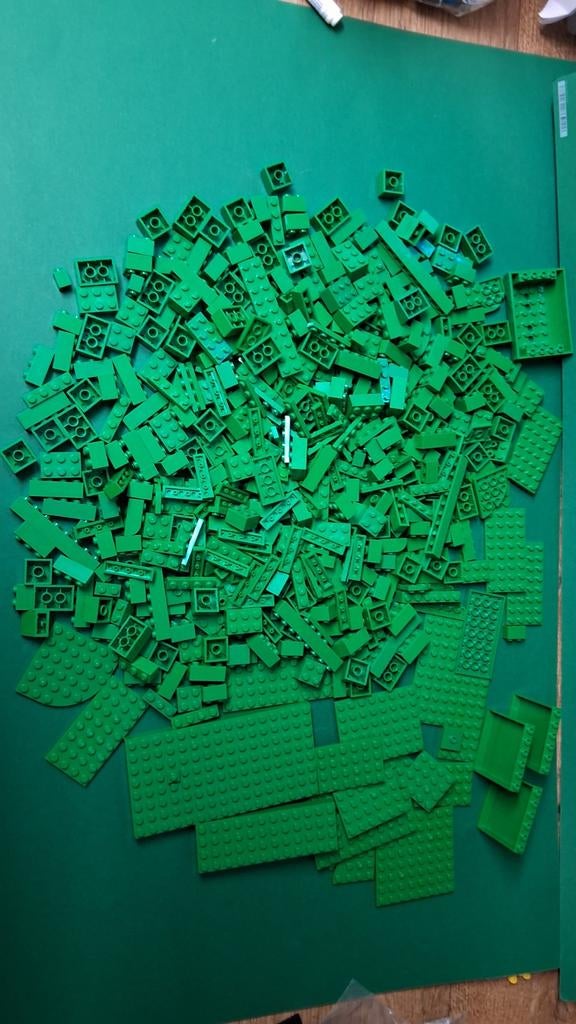 Lego stenen en plaatjes ( groen), Ophalen of Verzenden, Zo goed als nieuw
