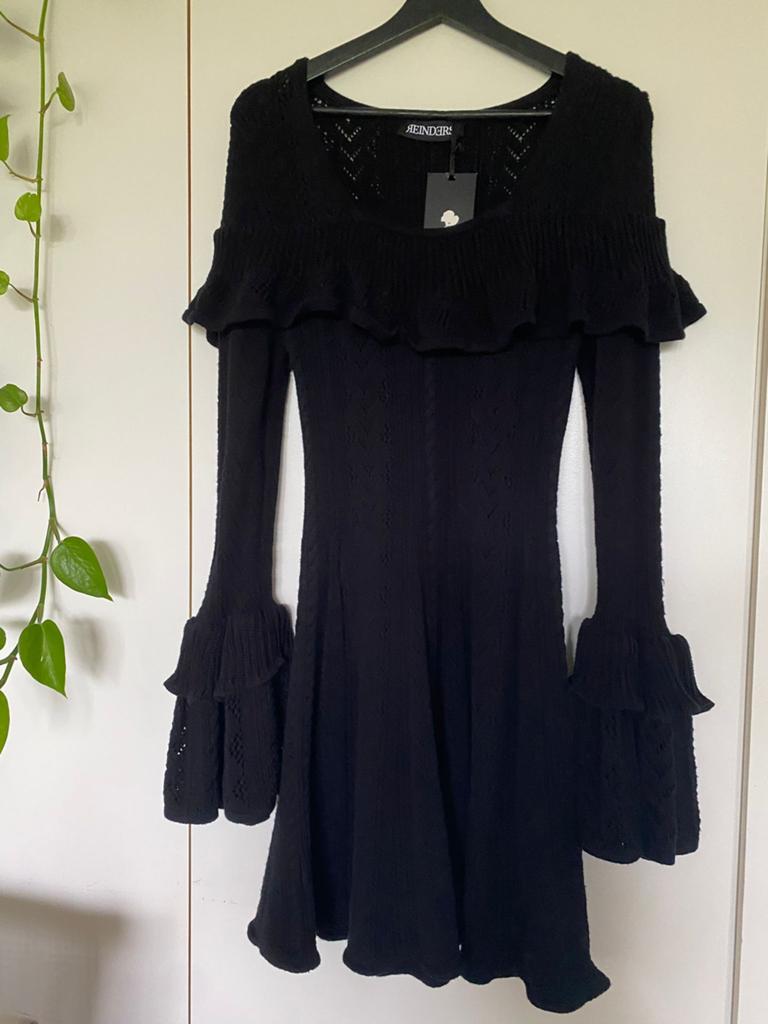 Reinders josephine ruffle dress(nieuw), Ophalen, Nieuw, Onder de knie