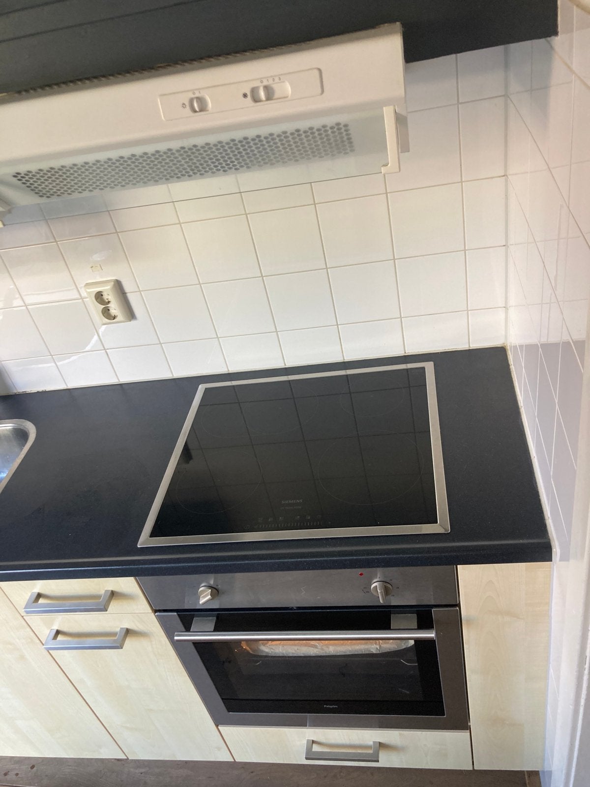 Siemens inductie kookplaat, Ophalen, 4 kookzones, Zo goed als nieuw, Inbouw