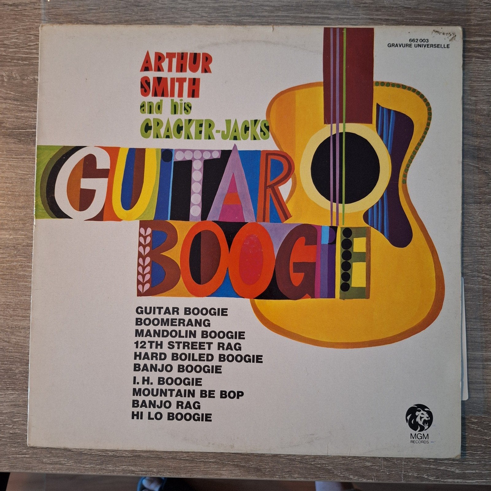 Arthur Smith and His Cracker-Jacks - Guitar Boogie LP, LP, Gebruikt, Overige genres, Ophalen of Verzenden