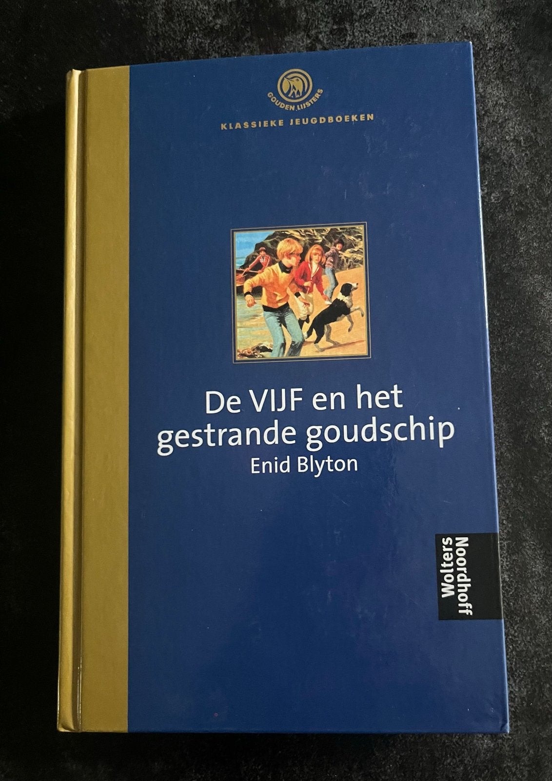 De Vijf en het gestrande goudschip - Enid Blyton, Ophalen of Verzenden, Gelezen, Fictie