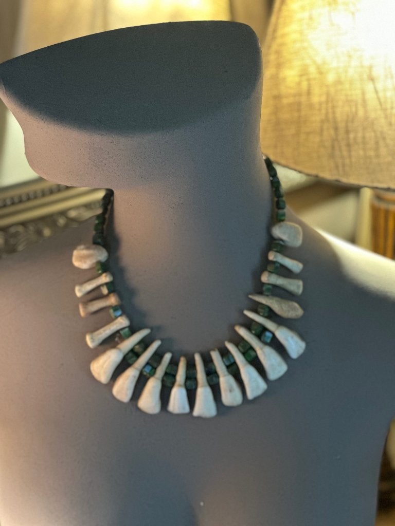 Buffeltand ketting, Ophalen of Verzenden, Overige materialen, Ketting