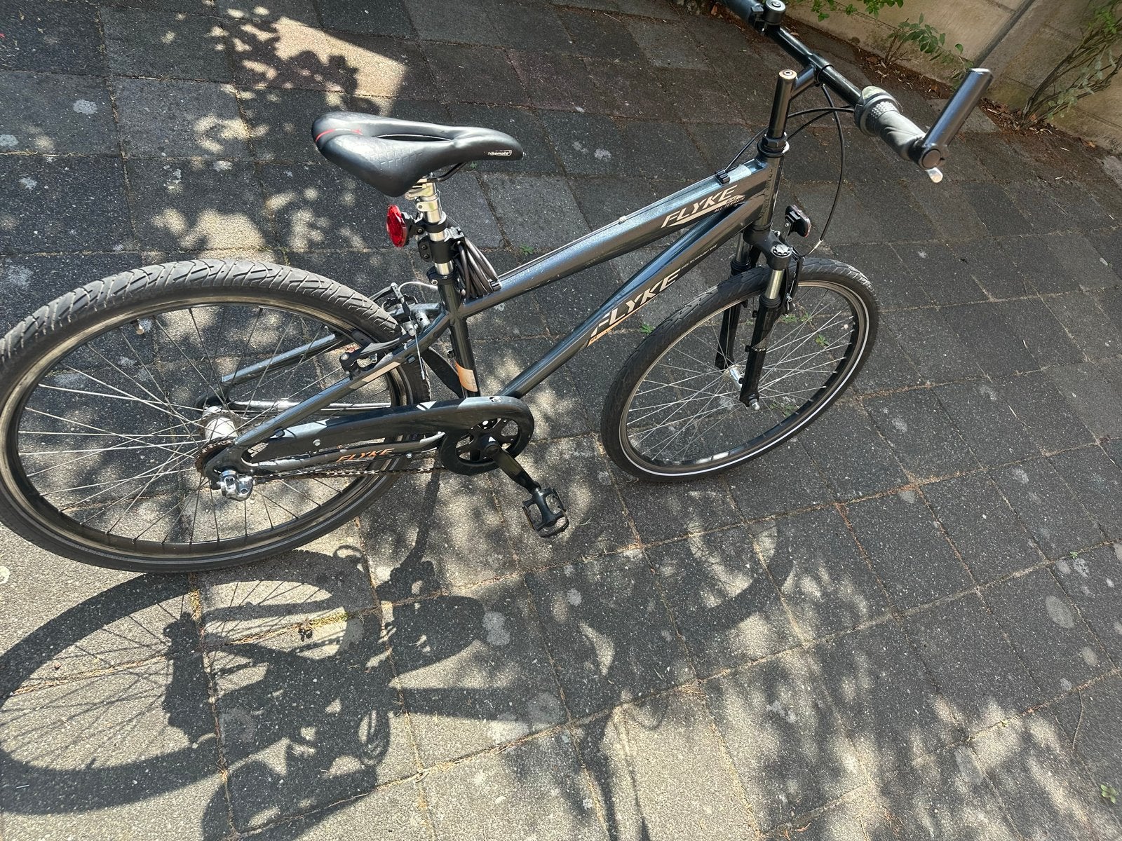 Fiets flyke, Fietsen en Brommers, Gebruikt, Vering, Velgrem, 53 tot 57 cm