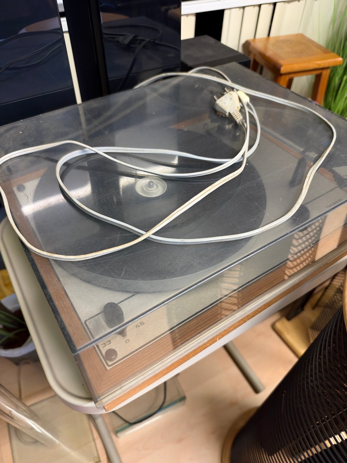 Thorens TD 166 Platenspeler - Klassieke Hifi, Ophalen, Gebruikt, Platenspeler, Thorens