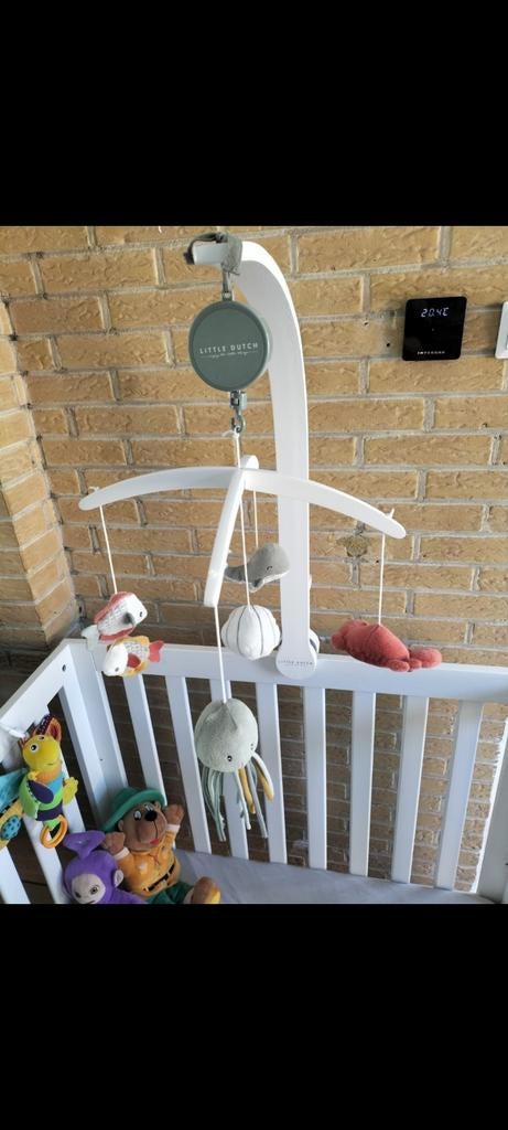 Little Dutch houten muziekmobiel wit/mint-ocean, Ophalen