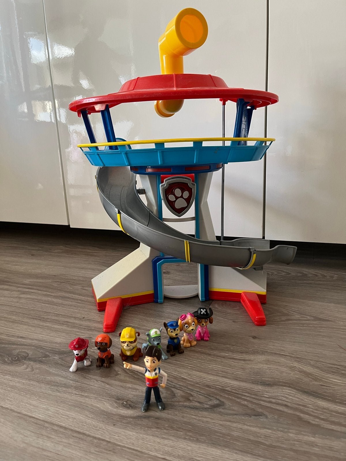 Paw Patrol Uitkijktoren met 7 Figuren, Ophalen, Gebruikt, Jongen of Meisje