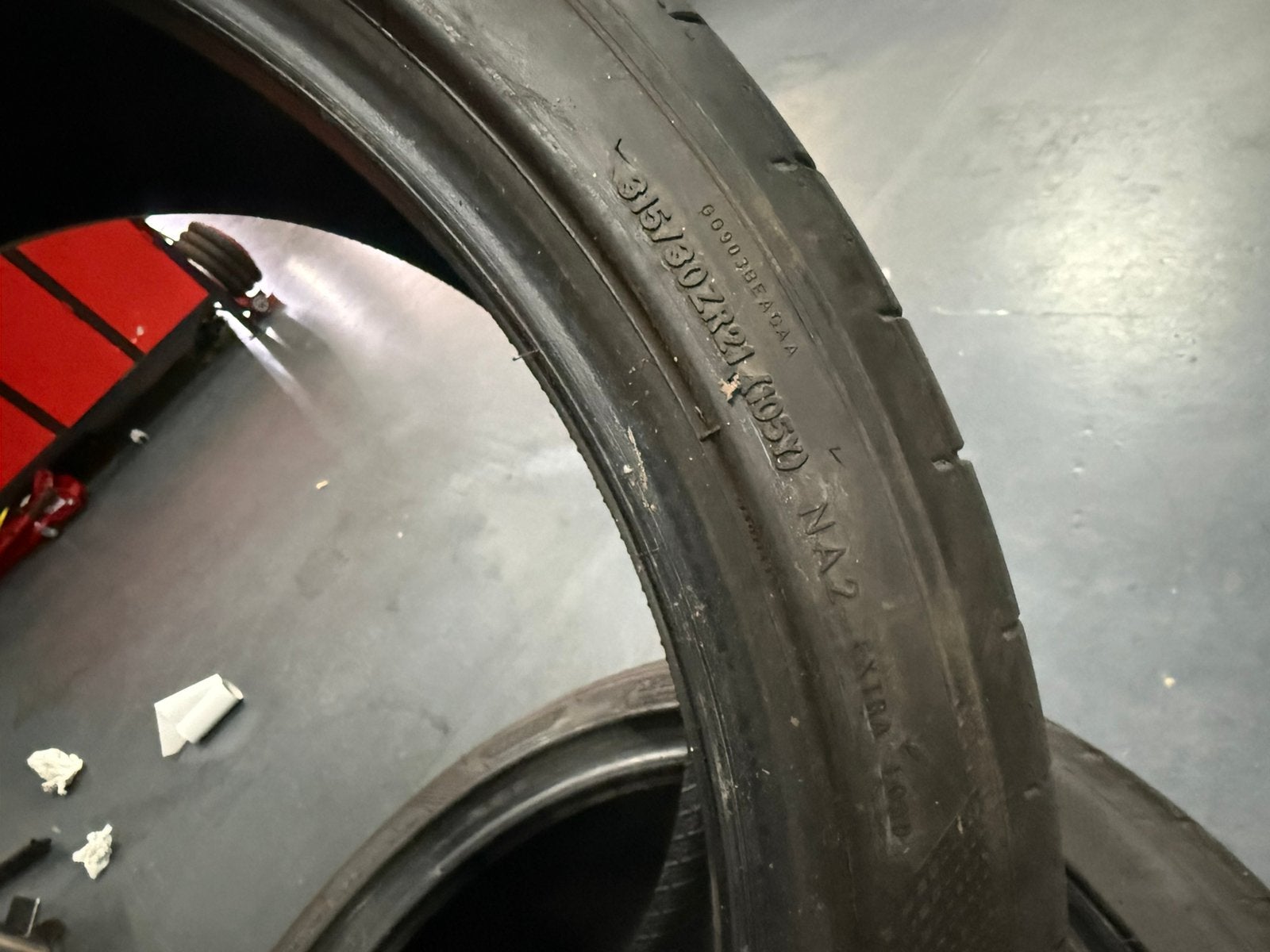 2x 315 30 21 105Y NA2 Goodyear Eagle F1 Supersport 6MM 2025, Auto-onderdelen, Banden en Velgen, Gebruikt, Band(en), Personenwagen