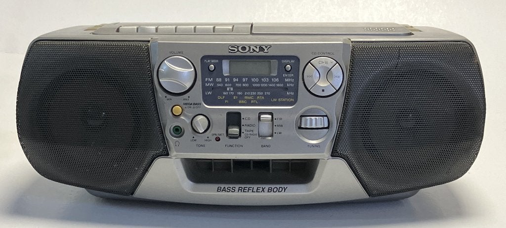 Sony radio-cd-cassetterecorder CFD-V27L {5911}, Ophalen of Verzenden, Gebruikt, Met cd-speler
