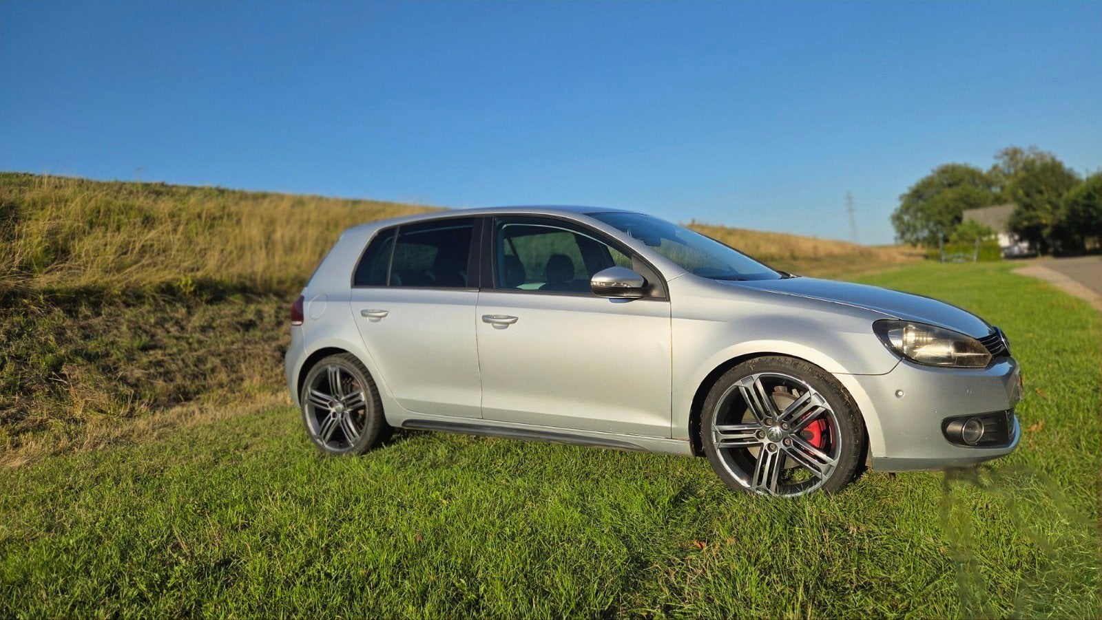 Volkswagen Golf 2.0 TDI FM Highline 103KW DSG 2009 Grijs, Navigatiesysteem, Zwart, 4 cilinders, Golf