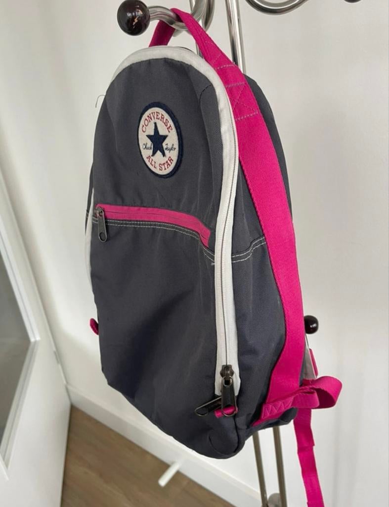 Converse Rugzak Navy Roze - Lichtgewicht & Sportief, Overige merken, Gebruikt, Ophalen of Verzenden, Minder dan 25 cm