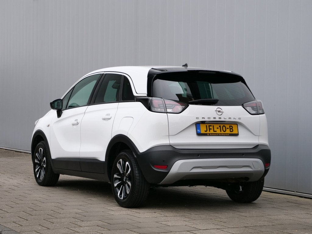 Opel Crossland 1.2 Turbo 110pk Elegance Navigatie / LED / Ca, Auto's, Opel, 840 kg, Leder en Stof, Wit, Bedrijf