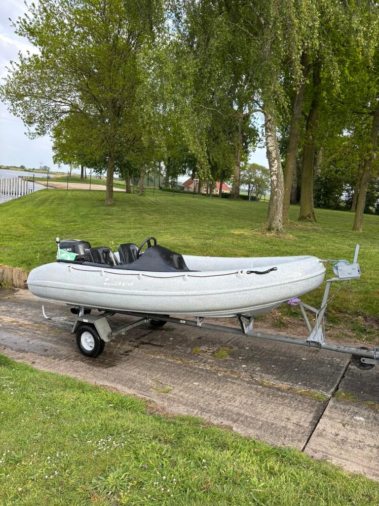 Hasle Summerfun 365, Watersport en Boten, Rubberboten, Gebruikt, Overige merken, Overige materialen, Afdekzeil, Brandstoftank