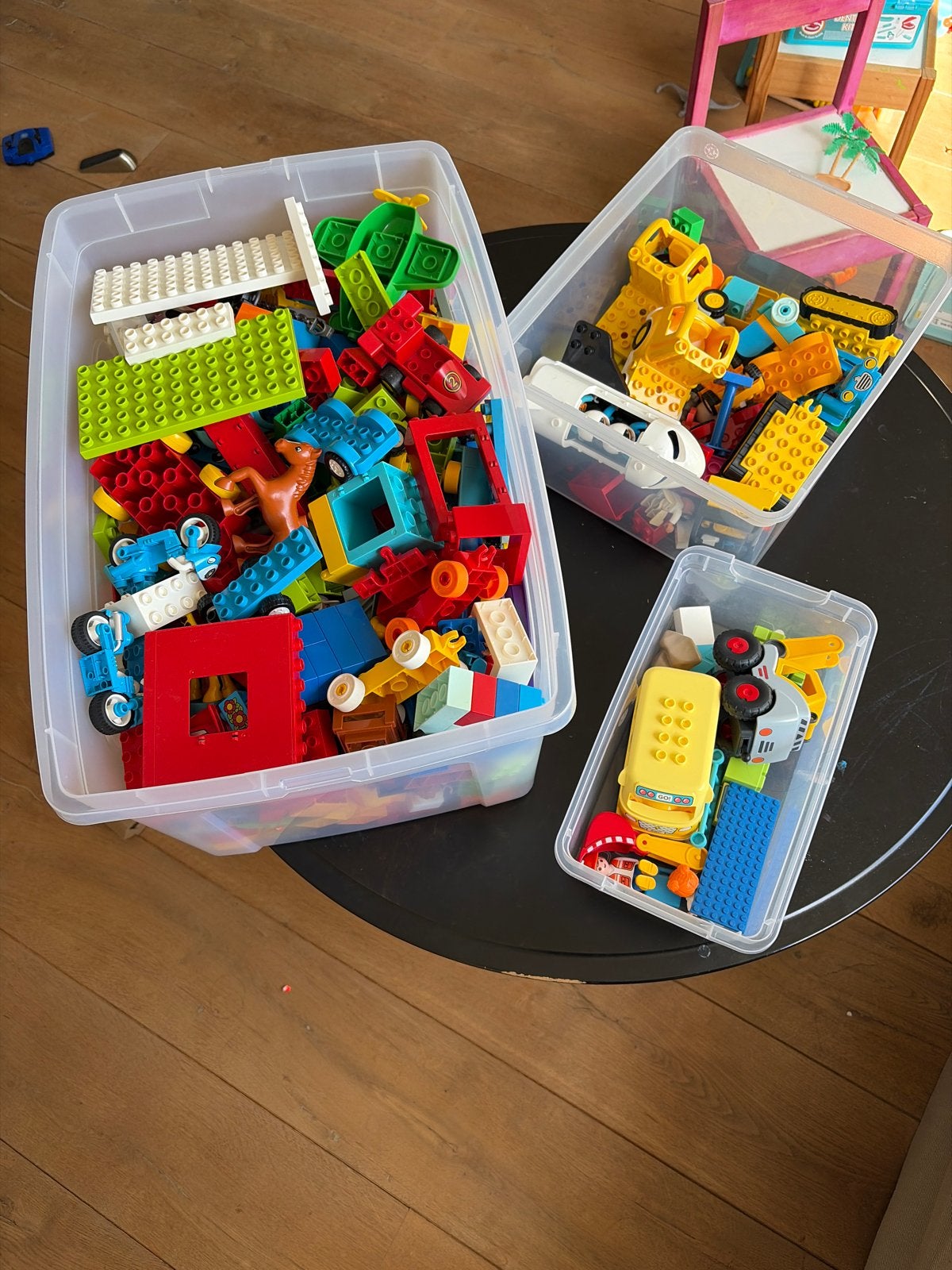 Grote partij bouwblokken, DUPLO, Kinderen en Baby's, Speelgoed | Bouwstenen, Gebruikt, Overige merken, Ophalen