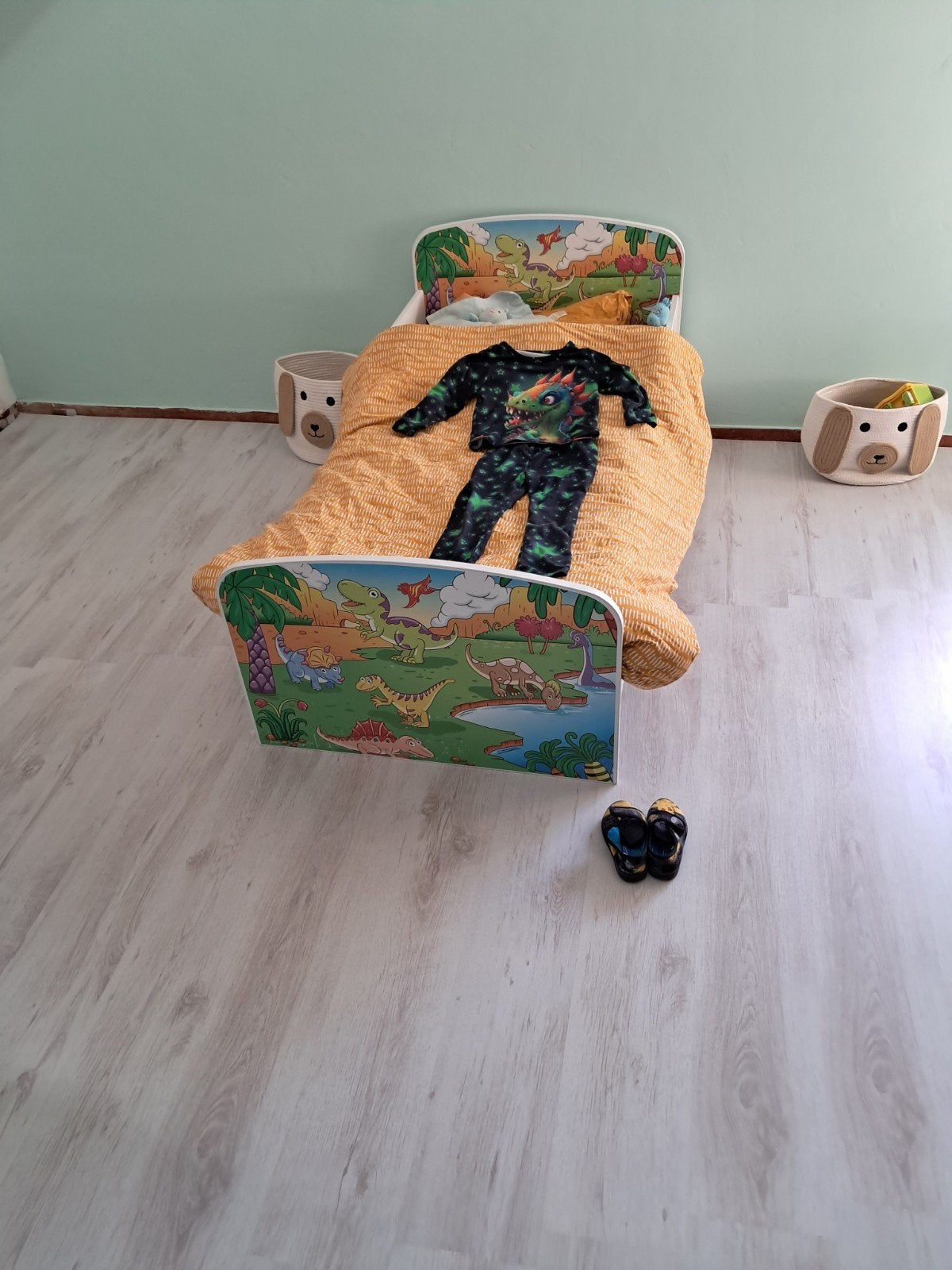Dino peuterbed compleet, Ophalen, Gebruikt, 70 tot 85 cm, 140 tot 160 cm